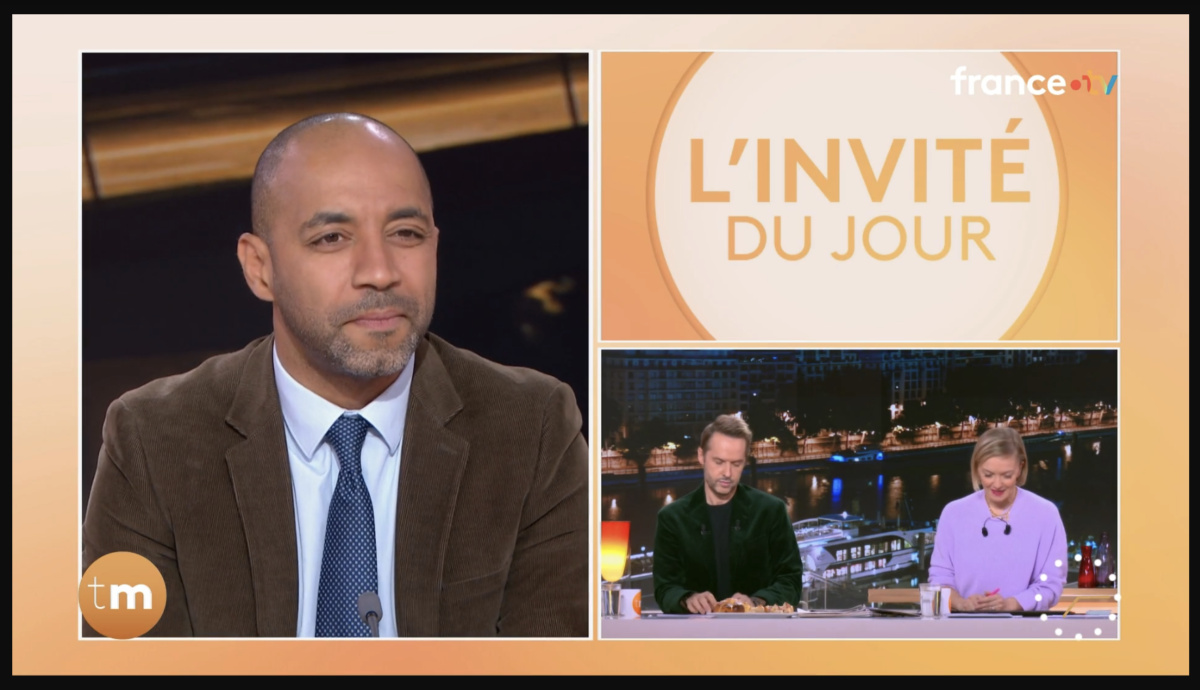 Driss AÏT YOUSSEf dans télématin pour évoquer la mort de Quentin